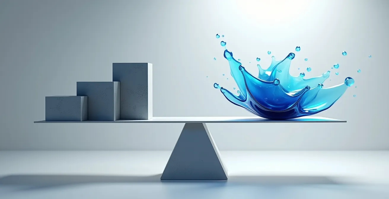 Comparación visual del fondo de maniobra entre diferentes sectores empresariales