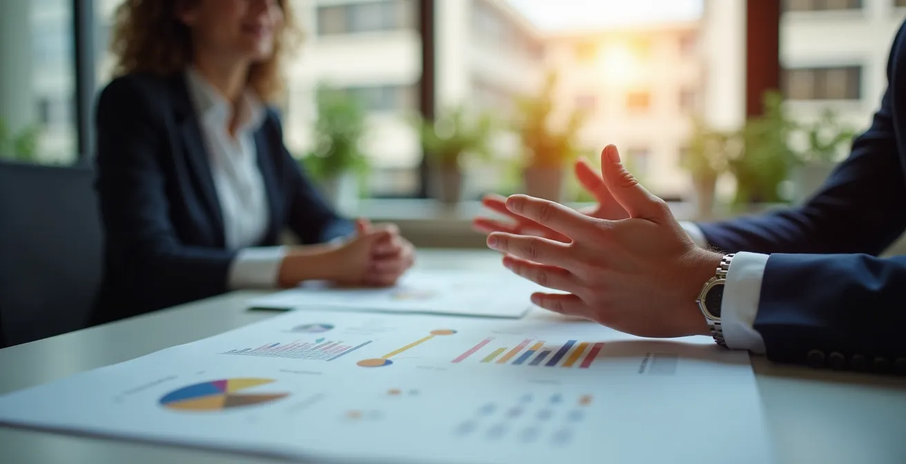 Espacio de trabajo con elementos de automatización de marketing y flujo de comunicación