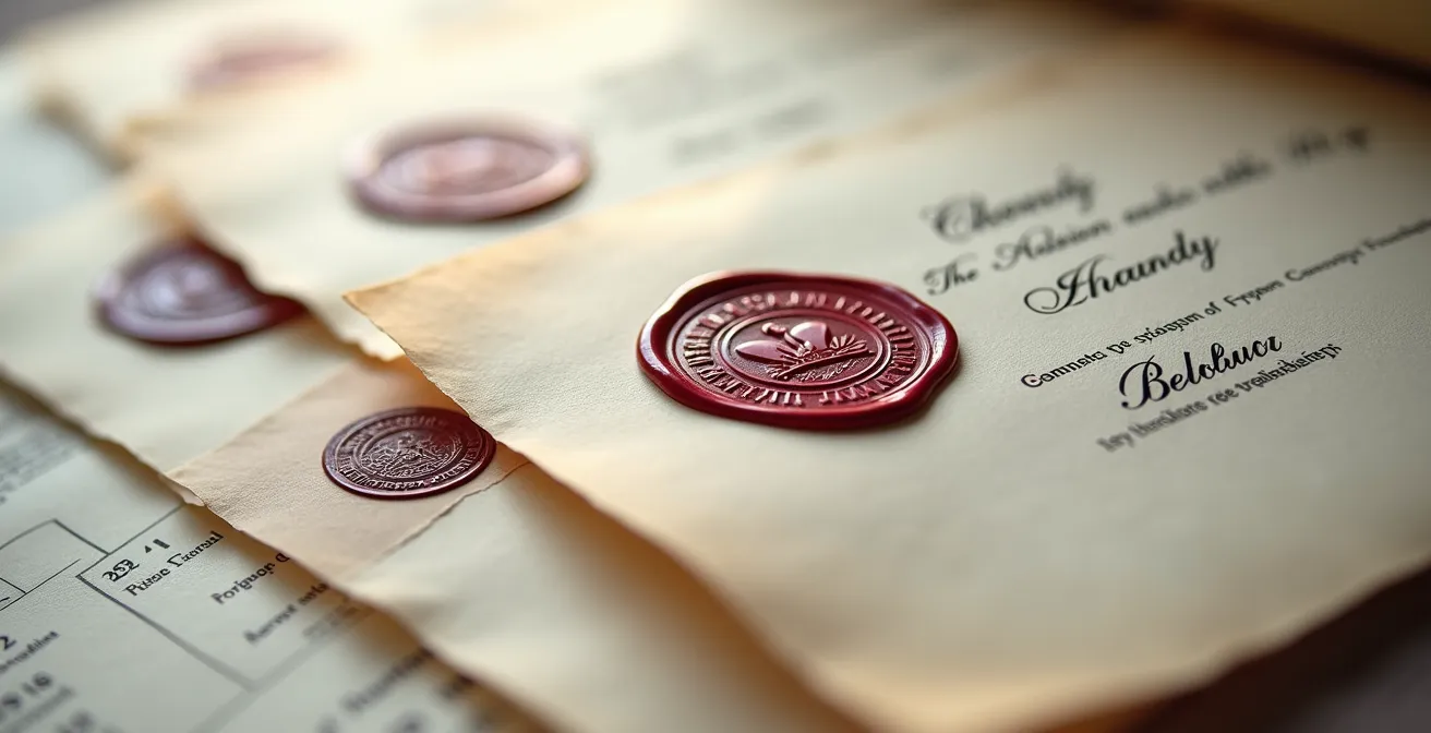 Detalle macro de documento de pacto de socios y elementos de protección legal